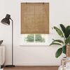vidaXL Store enrouleur avec des rideaux Marron 120 x 220 cm Bambou