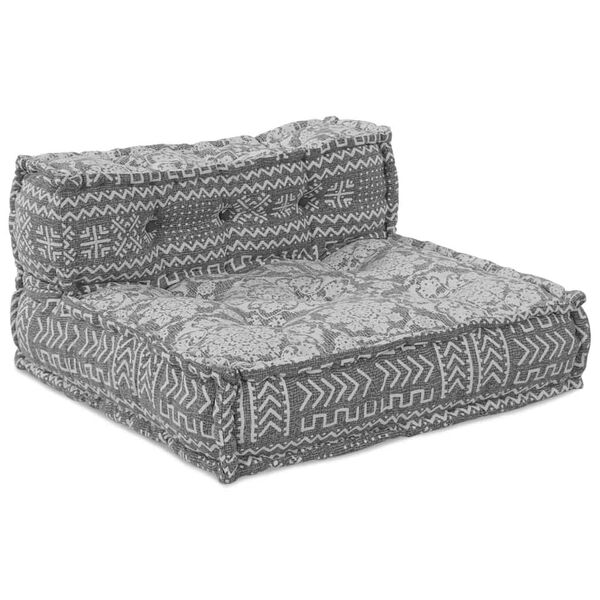 vidaXL Canapé modulaire Gris clair 70 x 70 x 56 cm tissu