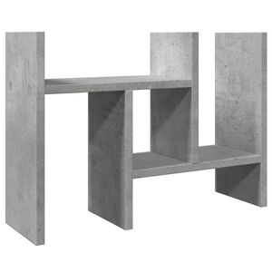 vidaXL Organiseur de bureau Gris b&eacute;ton 34,5 x 15,5 x 35,5 cm