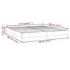 vidaXL Cadre de lit cr&egrave;me 180x200 cm tissu