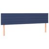 vidaXL Sommier &agrave; lattes de lit avec matelas Bleu 180x200 cm Tissu