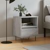 vidaXL Table de chevet sonoma gris 40x35x50 cm bois d&rsquo;ing&eacute;nierie