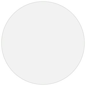vidaXL Protecteur de table mat &Oslash; 60 cm 1,6 mm PVC