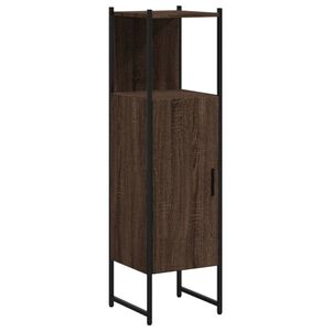 vidaXL Armoire de salle de bain ch&ecirc;ne marron 33x33x120,5 cm