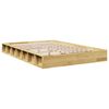 vidaXL Cadre de lit sans matelas 120x200 cm bois massif de ch&ecirc;ne