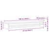 vidaXL Support de moniteur Sonoma gris 100x24x13 cm Bois d'ingénierie