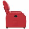 vidaXL Fauteuil inclinable Rouge Similicuir