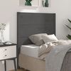 vidaXL T&ecirc;te de lit Gris 96x4x100 cm Bois massif de pin