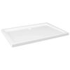 vidaXL Receveur de douche rectangulaire ABS Blanc 70x100 cm