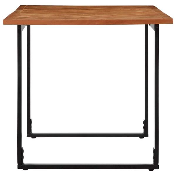 vidaXL Table &agrave; manger 160x80x75 cm bois massif d'acacia
