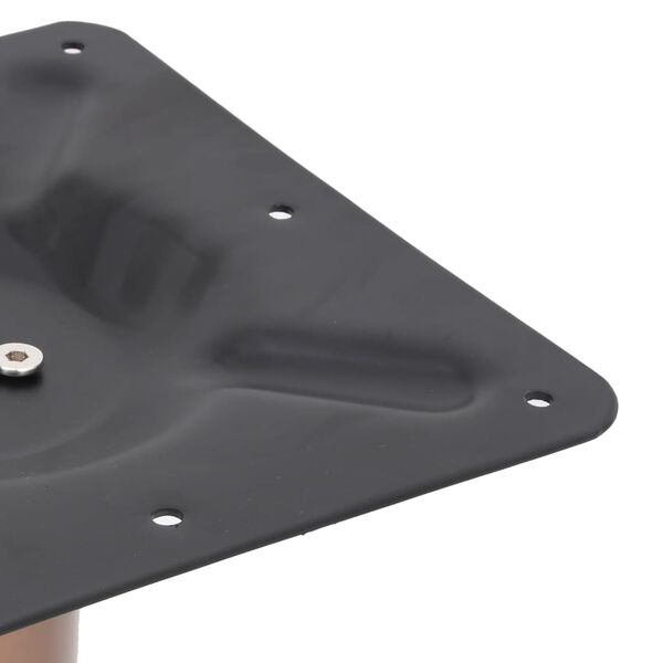vidaXL Pied de table de bistro Laiton 70x40x72 cm Acier inoxydable