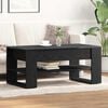 vidaXL Table basse Ch&ecirc;ne noir 102 x 55 x 45 cm Bois d'ing&eacute;nierie