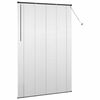 vidaXL Store de Fen&ecirc;tre avec des rideaux Noir Aluminium