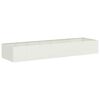 vidaXL Jardini&egrave;re blanc 280x80x40 cm acier