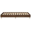 vidaXL Cadre de lit sans matelas ch&ecirc;ne marron 140x190 cm