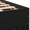 vidaXL Cadre de lit Ch&ecirc;ne noir 193 x 125 x 70 cm Bois d'ing&eacute;nierie