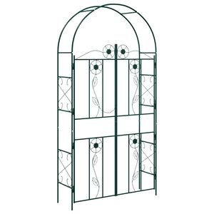 vidaXL Arche de jardin Vert 115 x 37 x 226 cm Acier