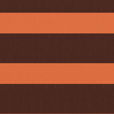 vidaXL Écran de balcon Orange et marron 120x300 cm Tissu Oxford