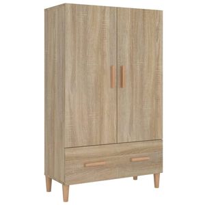 vidaXL Buffet haut Ch&ecirc;ne sonoma 70x31x115 cm Bois d'ing&eacute;nierie