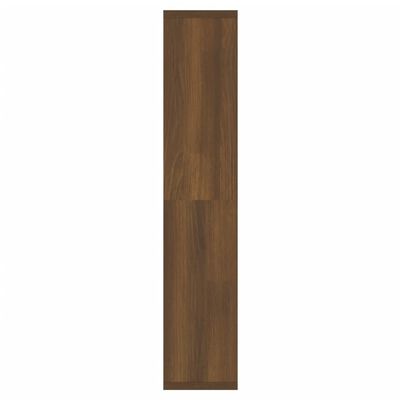 vidaXL Armoire à miroir avec LED Chêne marron 91x15x76,5 cm