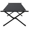 vidaXL Lit de camping pliant Noir 210 x 80 x 46 cm Tissu Oxford