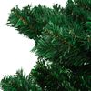 vidaXL Arbre de No&euml;l h&eacute;lico&iuml;dal pr&eacute;-&eacute;clair&eacute; et support vert 180 cm PVC