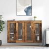 vidaXL Cabinets muraux 2 pcs Bois Ancien 69,5 x 34 x 90 cm