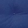 vidaXL Coussin de Dos Bleu police 200 x 24 x 50 cm Velours