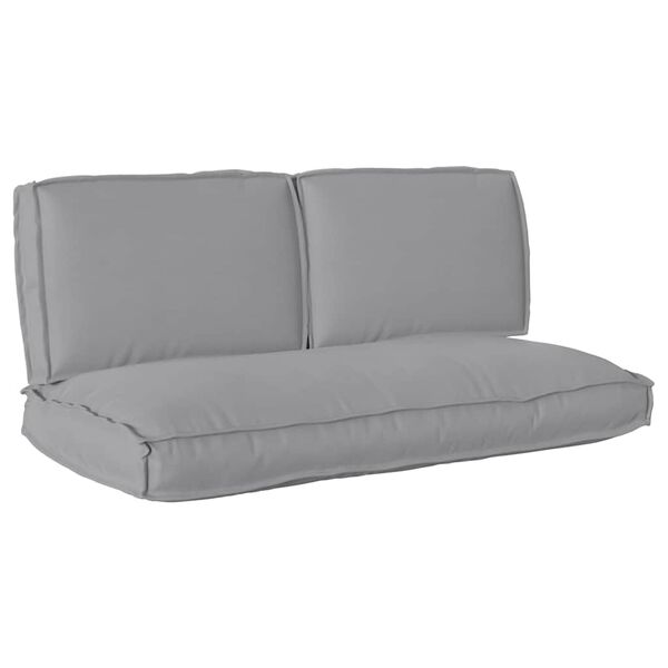 vidaXL Ensemble de coussins 3 pcs Gris Tissu Oxford