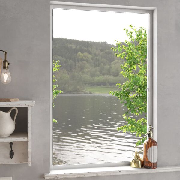 vidaXL Moustiquaire pour fen&ecirc;tres Blanc 90x120 cm