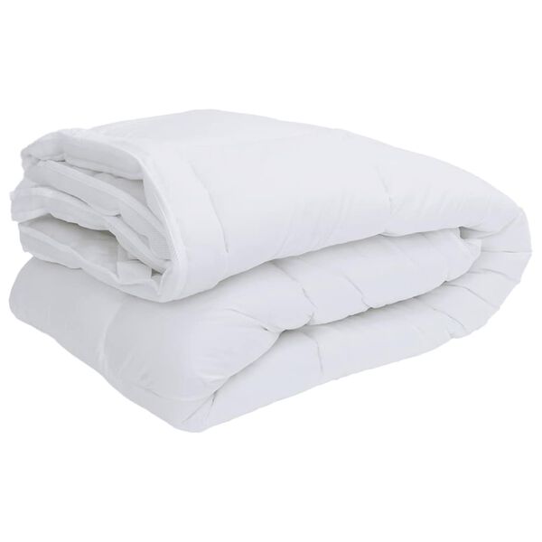 vidaXL Prot&egrave;ge-matelas blanc 90x200 cm