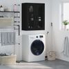 vidaXL Armoire murale noir 69,5x34x90 cm