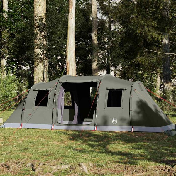 vidaXL Tente familiale tunnel 6 personnes vert olive imperméable