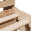 vidaXL Lit biblioth&egrave;que sans matelas 75x190 cm bois de pin massif