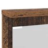 vidaXL Porte-manteau mural avec &eacute;tag&egrave;re Bois ancien 84 x 10 x 80 cm