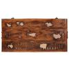vidaXL Boîte de Rangement 70 x 35 x 40 cm bois de récupération massif