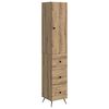 vidaXL Ensemble de Meubles 2 pcs Ch&ecirc;ne artisanal 34,5 x 34,5 x 90 cm
