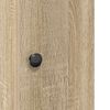 vidaXL Meuble de salle de bain avec porte-rouleau ch&ecirc;ne sonoma