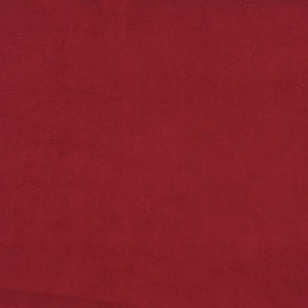 vidaXL Tabourets de bar lot de 2 rouge bordeaux velours