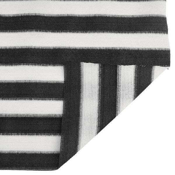 vidaXL Filet brise-vue anthracite et blanc 1x25 m PEHD 75 g/m&sup2;