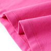T-shirt pour enfants &agrave; mancherons rose fonc&eacute; 92