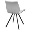 vidaXL Chaises &agrave; manger lot de 2 blanc similicuir