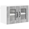 vidaXL Cabinet en verre mural LUCCA Gris b&eacute;ton 60 x 31 x 40 cm