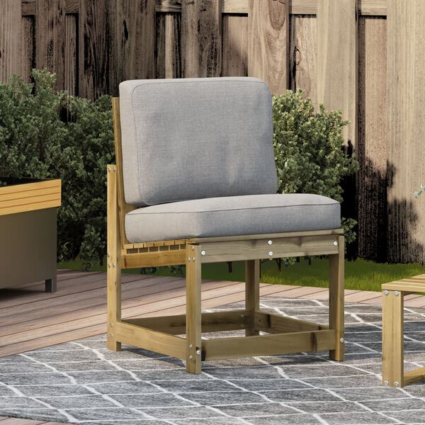 vidaXL Chaise de jardin 50,5x55x77 cm bois de pin impr&eacute;gn&eacute;