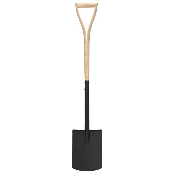 vidaXL B&ecirc;che &agrave; creuser de jardin poign&eacute;e en YD acier et bois de fr&ecirc;ne