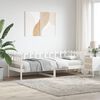 vidaXL Lit de jour sans matelas blanc 90x200 cm bois de pin massif
