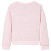 Sweatshirt pour enfants lilas clair 104