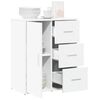 vidaXL Buffet blanc 60x31x70 cm bois d'ing&eacute;nierie