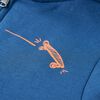 Sweatshirt &agrave; capuche fermeture &eacute;clair enfants bleu 128