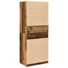 vidaXL Garde-robe vieux bois 80x50x200 cm bois d'ing&eacute;nierie